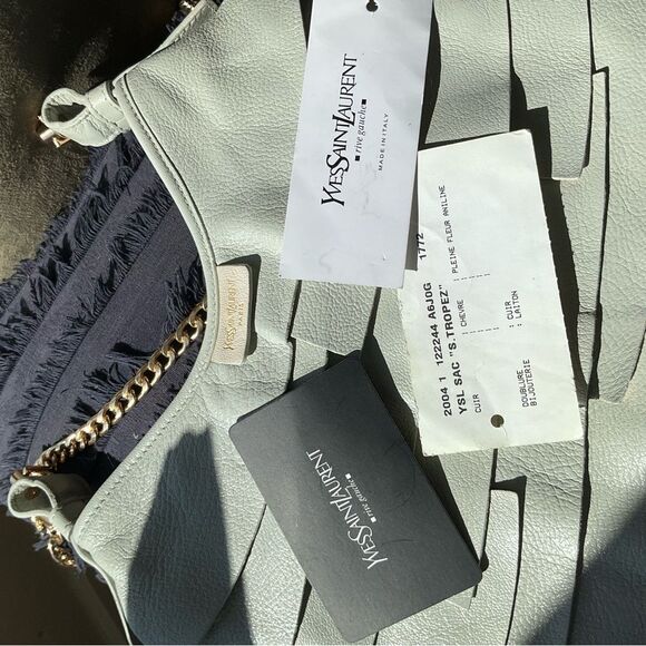 YSL Yves Saint Laurent ruffle purse - Picture 5 of 6